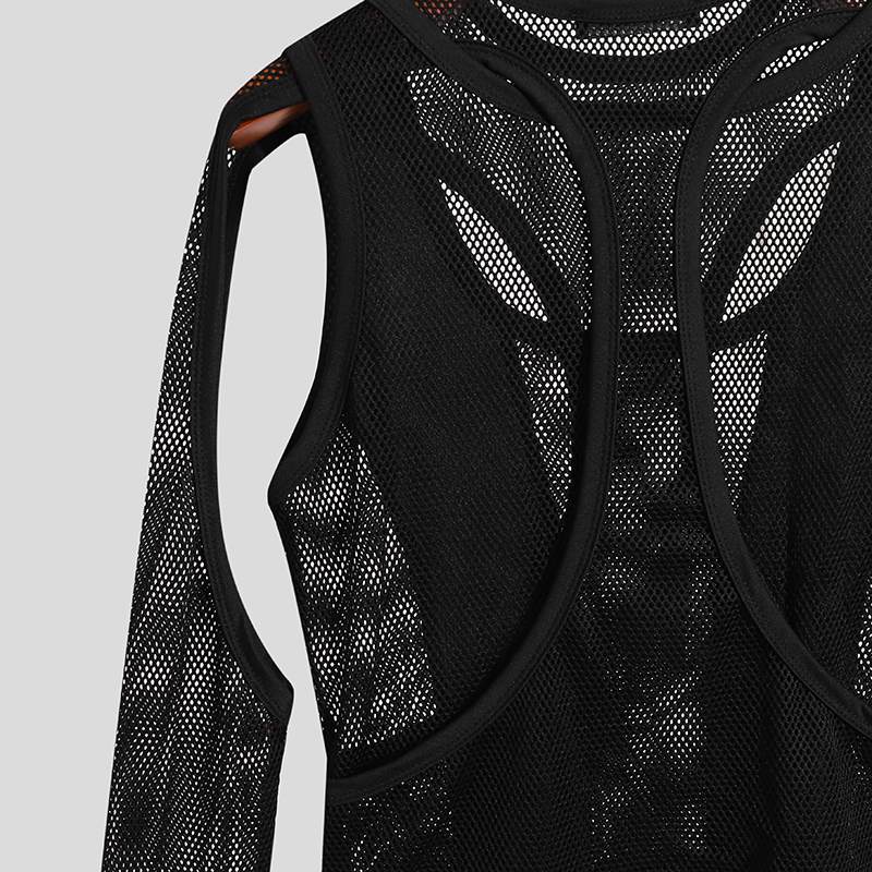 Pascal - Mesh Patchwork Long Sleeve