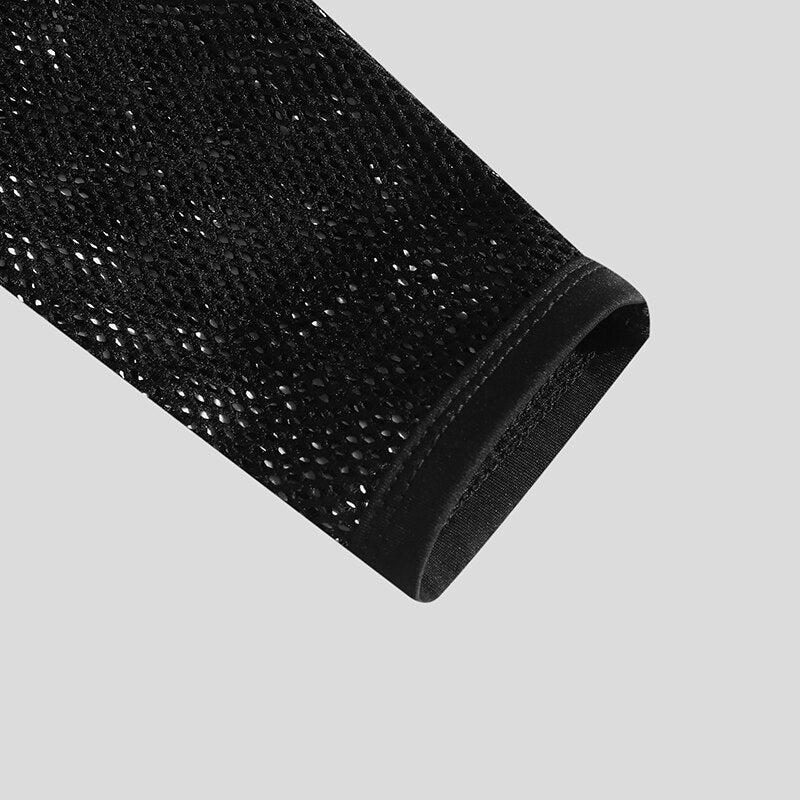 Pascal - Mesh Patchwork Long Sleeve