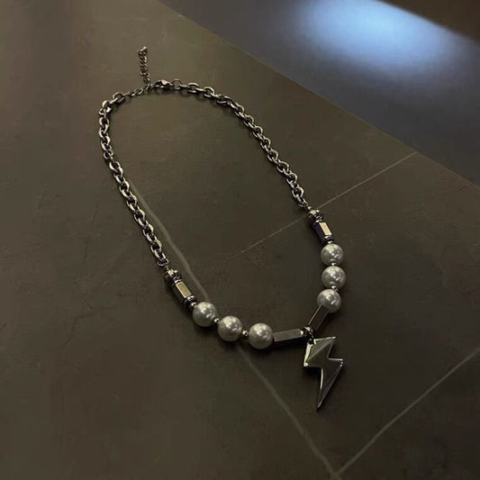 Lightning Pearl Necklace