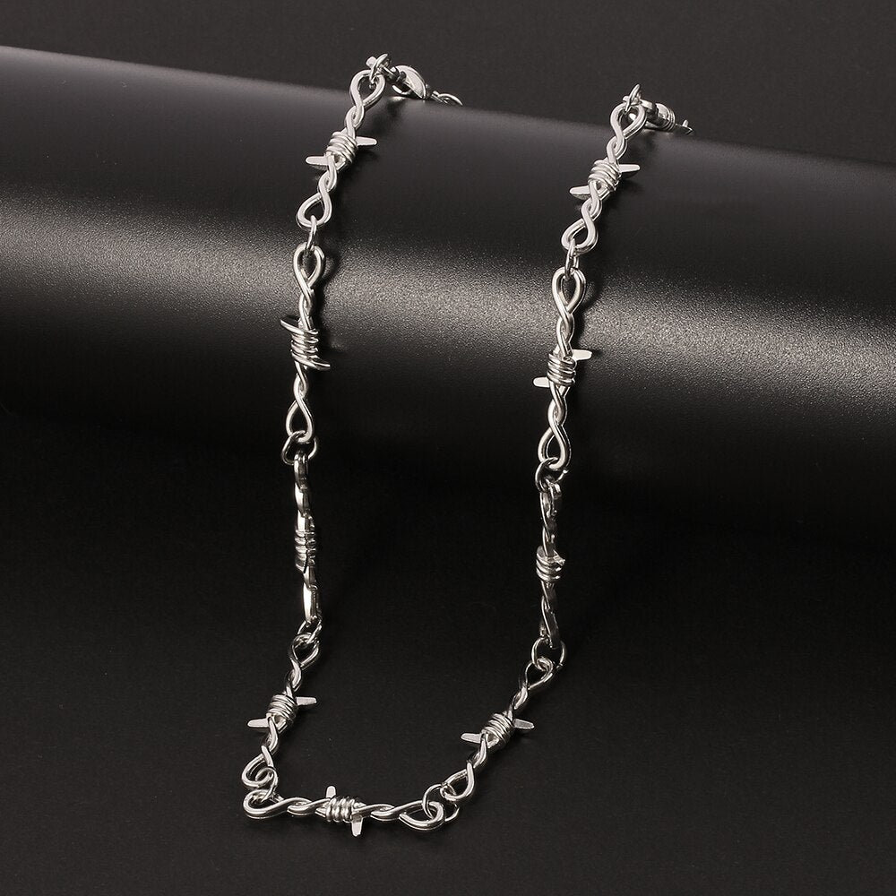 Barbed Wire Necklace