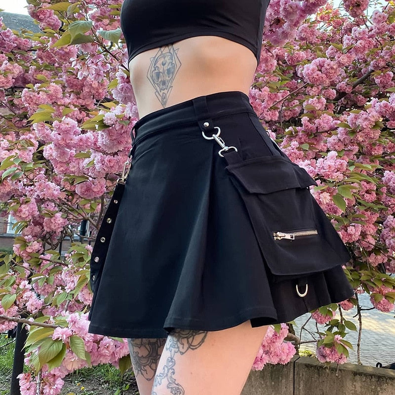 Cora - Mini Skirt with Side Bag