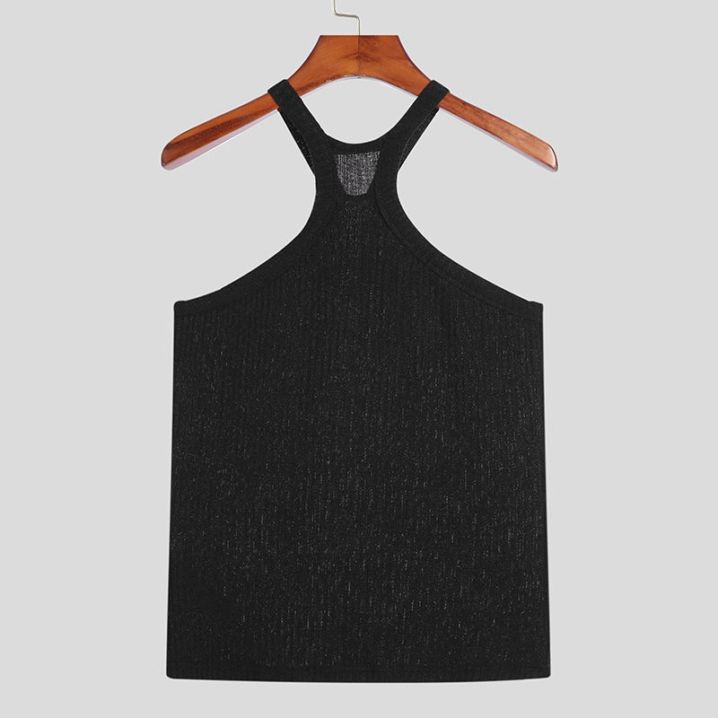 Dris - Tanktop With Meshed Armsleeves